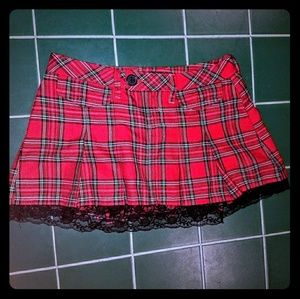 Plaid Schoolgirl Skirt